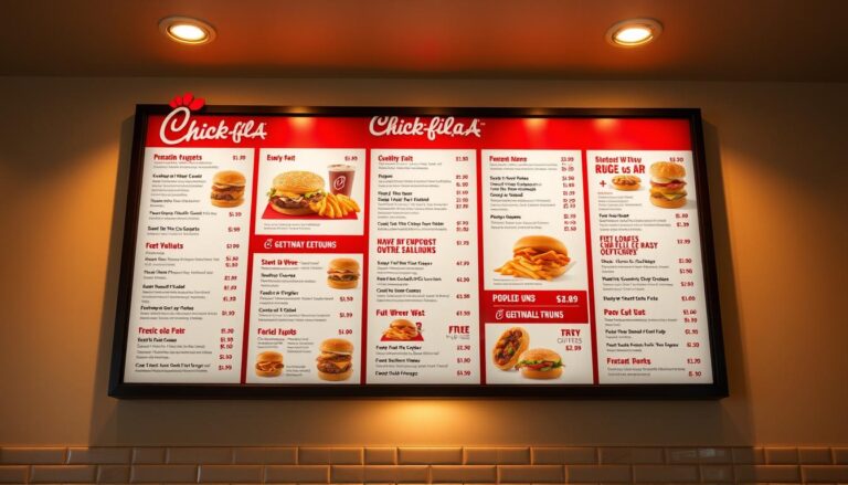 chick fil a menu