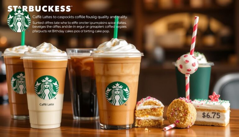 starbucks menu and prices with price