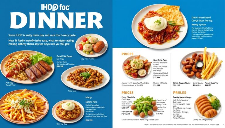 IHOP Dinner Menu With Prices and Nutrition Info