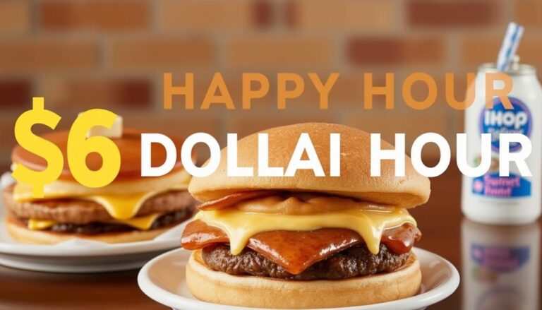 IHOP Happy Hour $6 Dollar Menu With Prices