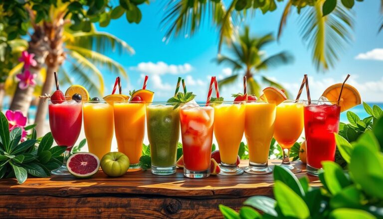 tropical smoothie menu