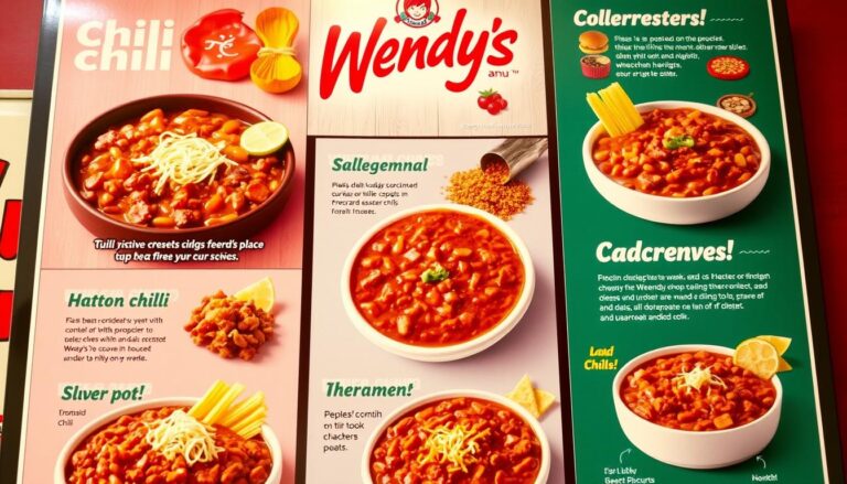 wendy's chili menu