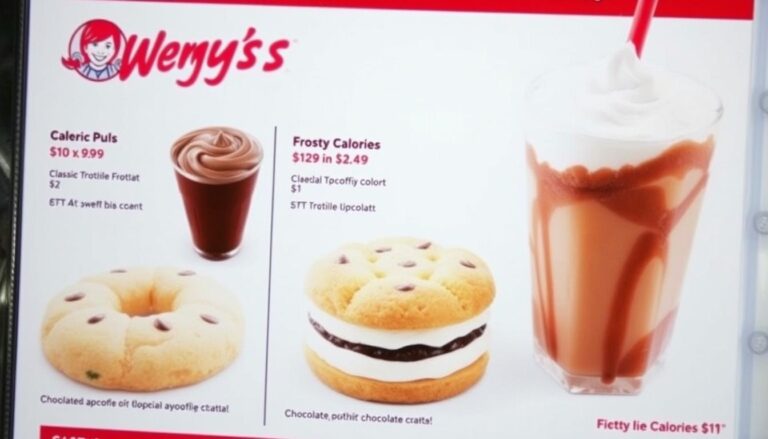 wendy's dessert menu